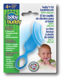 baby's first toothbrush package